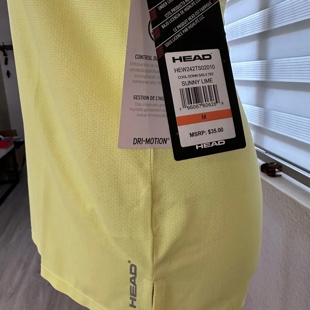HEAD Cool Down Tee - Sunny Lime
Sz: (M) - Picture 4 of 6